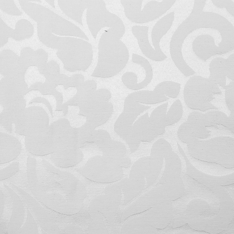 9 x 9 inch Wide-width Tablecloth Fabric - Utility - Floral - White
