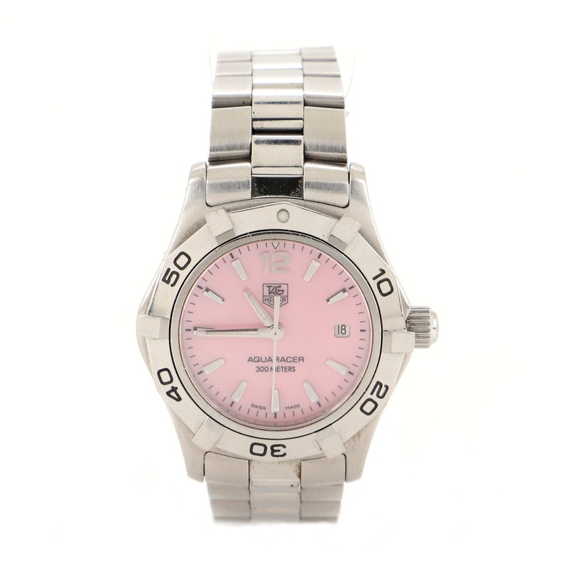Aquaracer 300M Quartz Watch Stainless Steel and Mother of Pearl 27 S744816679388