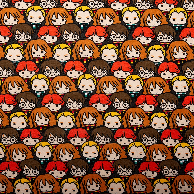 Camelot - PRIVILGE - Licensed Cotton Print - Harry Potter Mini - Brown