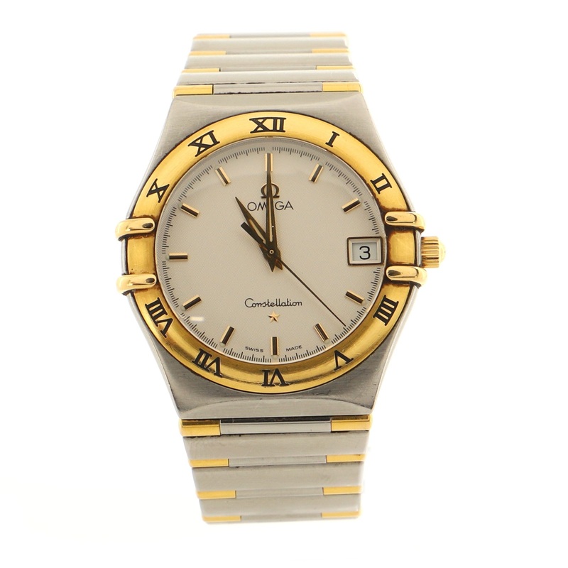 Constellation Quartz Watch Stainless Steel and Yellow Gold 33 S744816641849