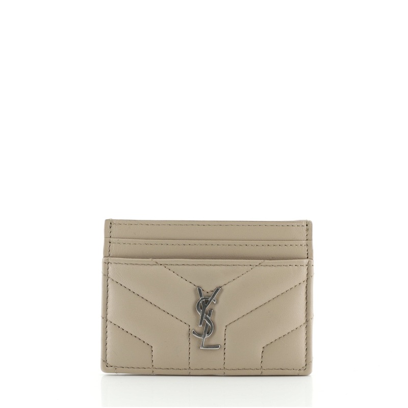 LouLou Card Holder Matelasse Chevron Leather S744816677028