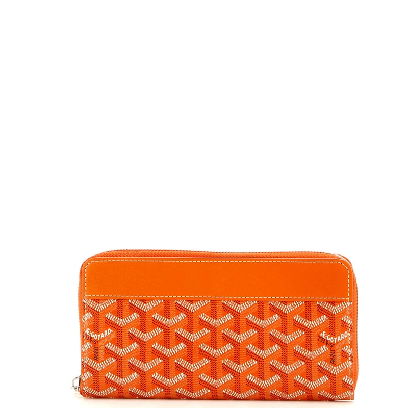 Matignon Zip Wallet Coated Canvas with Leather S744816837358