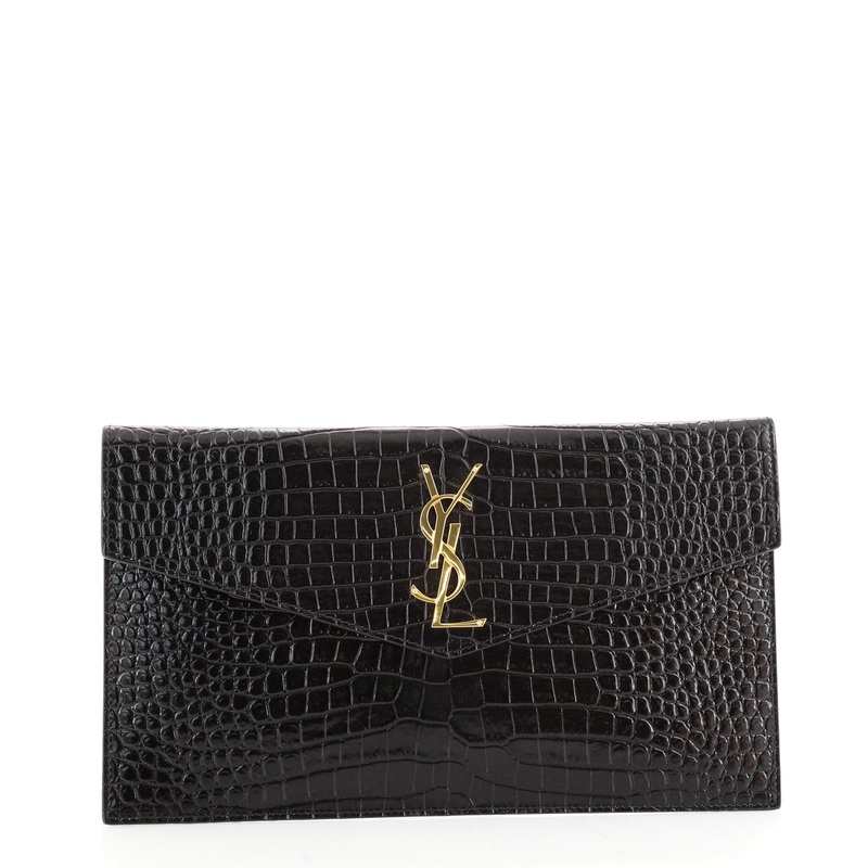 Uptown Pouch Crocodile Embossed Leather S744816642968
