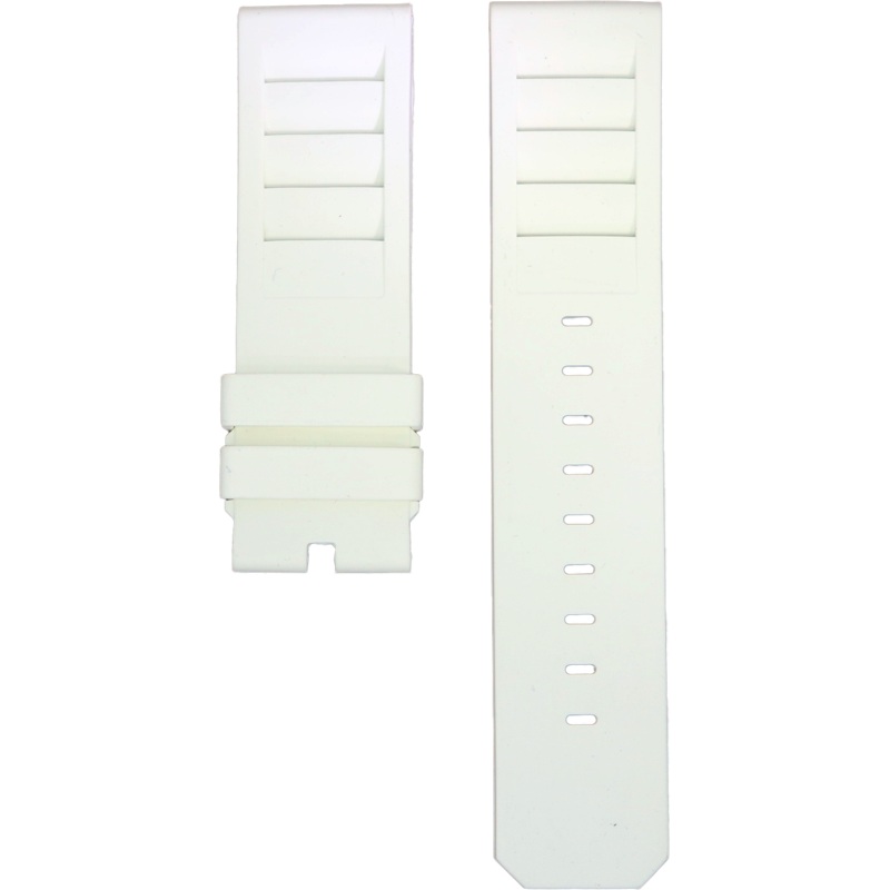 ANCON White Rubber Strap 24mm