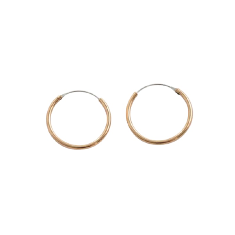 Barse Bronze Endless Hoop, 2.5cm