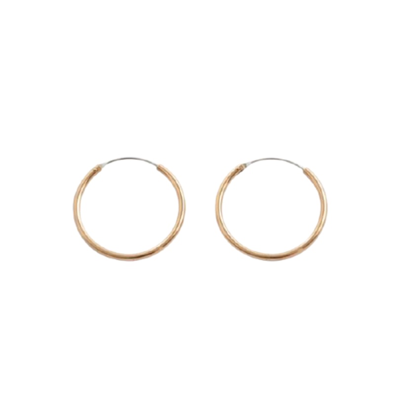 Barse Bronze Endless Hoop, 3.5cm