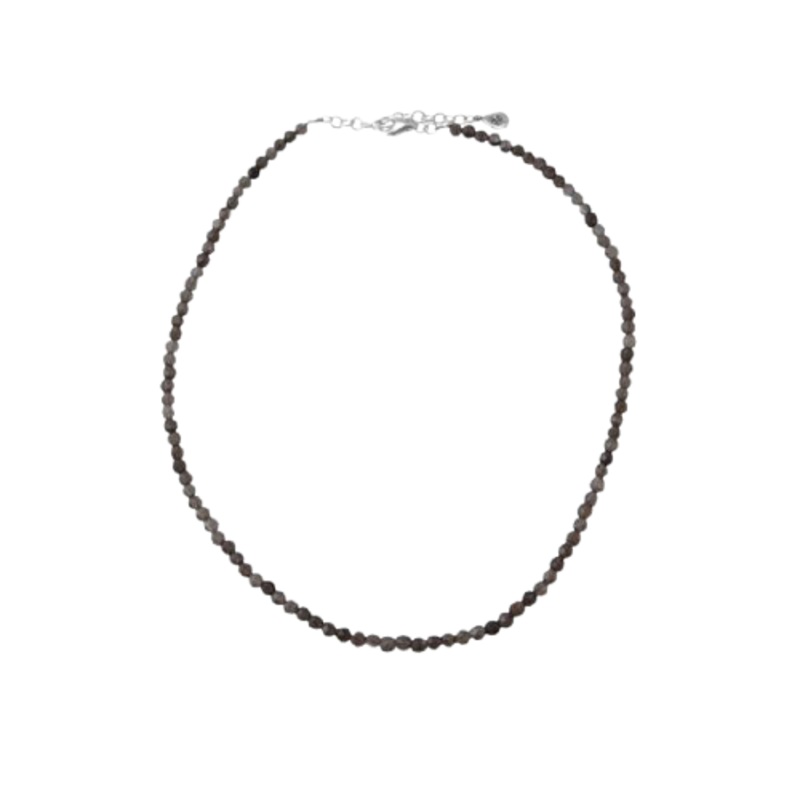 Barse Faceted Smoky Quartz Necklace