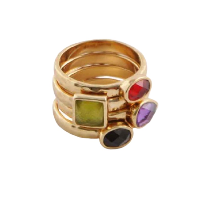 Barse Semi-Precious Stack Ring