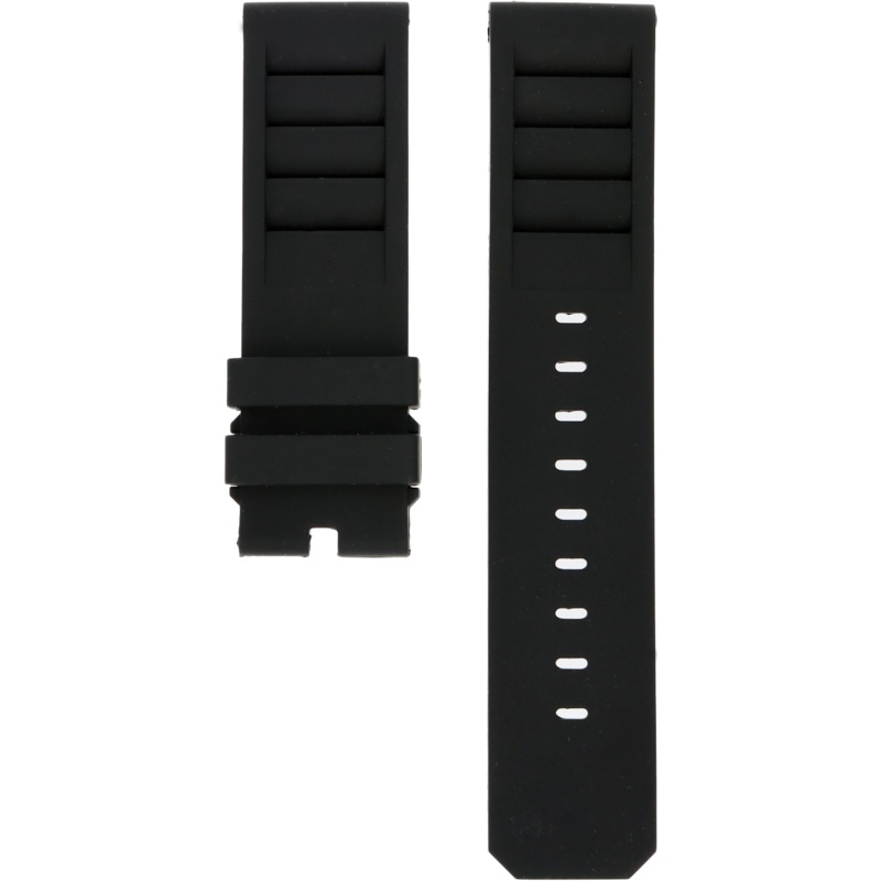 ANCON Black Rubber Strap 24mm
