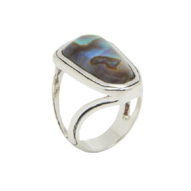 Barse Fair Isle Abalone Ring