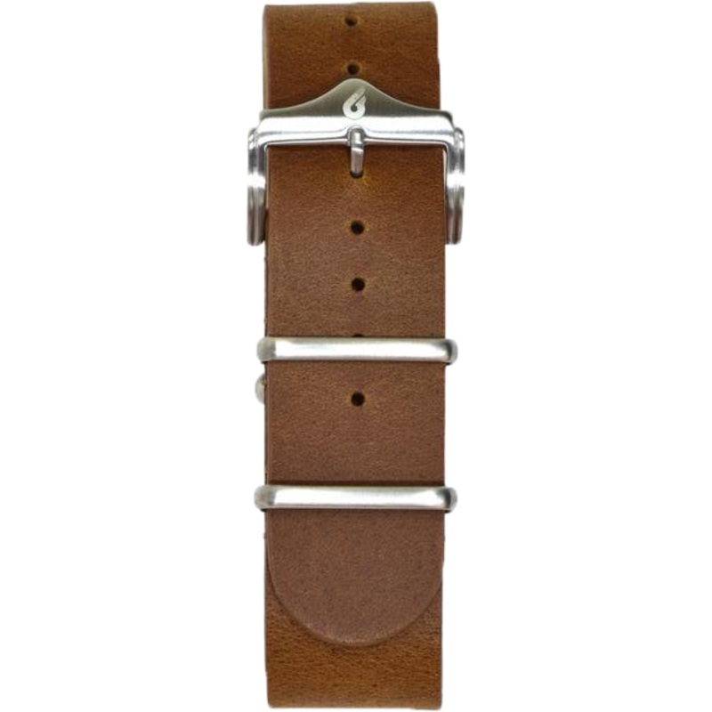 BOLDR Brown Premium Leather Strap 22mm