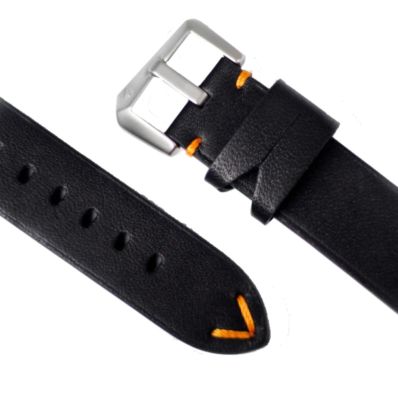 BOLDR Horween Black Leather Strap 20mm