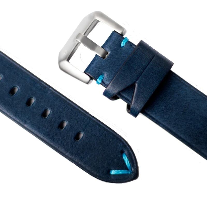 BOLDR Horween Dark Blue Leather Strap 20mm
