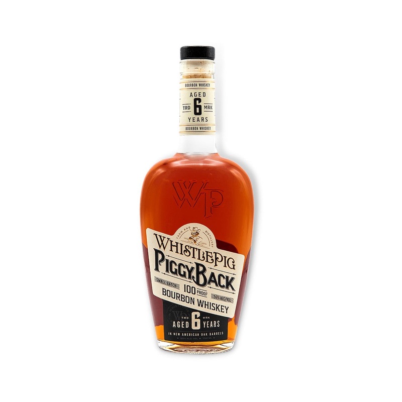 Whistlepig Piggyback 6YO Bourbon Whiskey 750ml (ABV 50%)