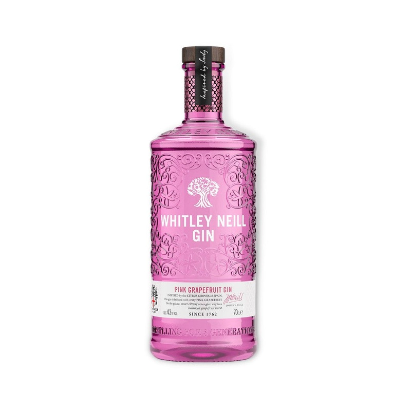 Whitley Neill Pink Grapefruit Gin 700ml (ABV 43%)