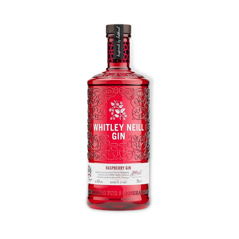 Whitley Neill Raspberry Gin 700ml (ABV 43%)