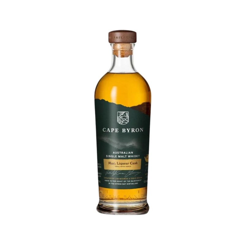 Cape Byron Mac Liqueur Cask Limited Release Single Malt Whisky 700ml (ABV 45%)
