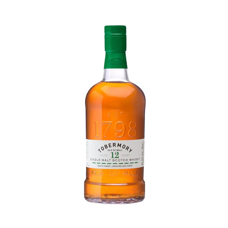 Tobermory 12YO Single Malt Scotch Whisky 700ml (ABV 46%)
