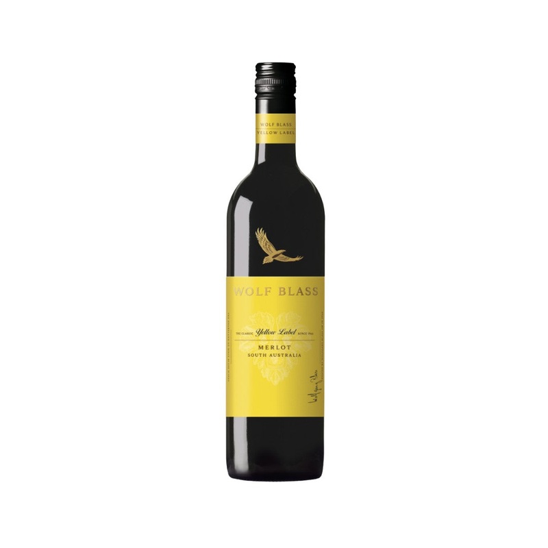 Wolf Blass Yellow Label Merlot 750ml (ABV 14%)
