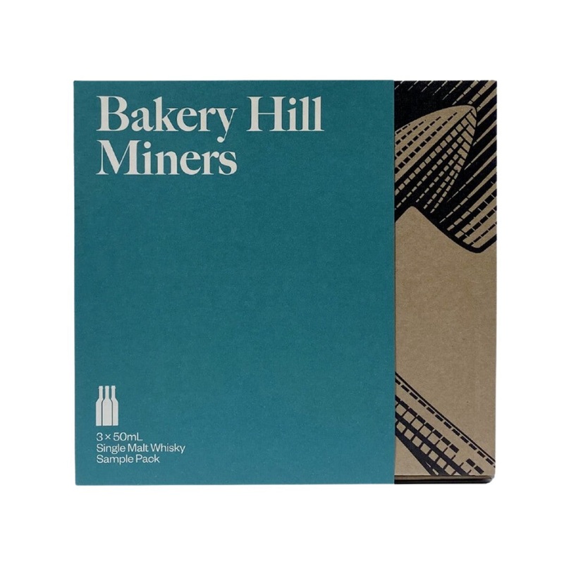 Bakery Hill Miners Mini Single Malt Whisky 3 x 50ml Gift Pack