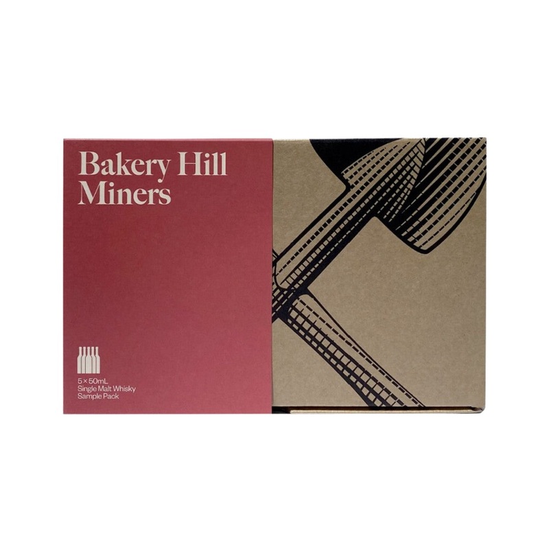 Bakery Hill Miners Mini Single Malt Whisky 5 x 50ml Gift Pack