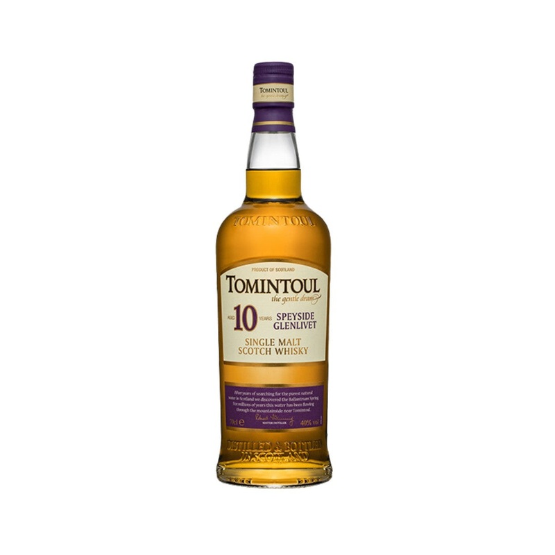 Tomintoul 10YO Speyside Glenlivet Single Malt Scotch Whisky 700ml (ABV 40%)