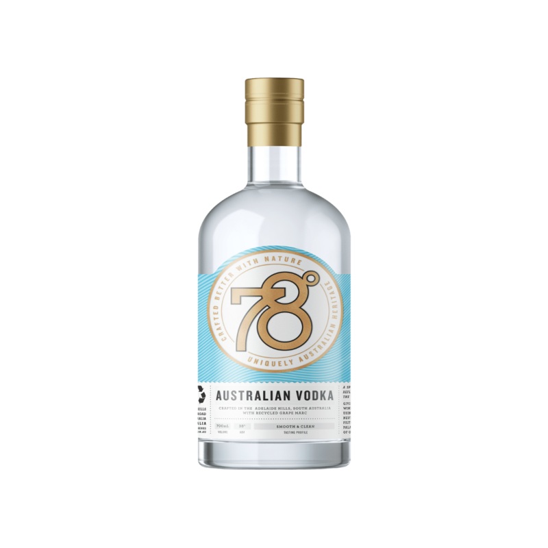 78 Degrees Australian Vodka 700ml / 5ltr (ABV 38%)