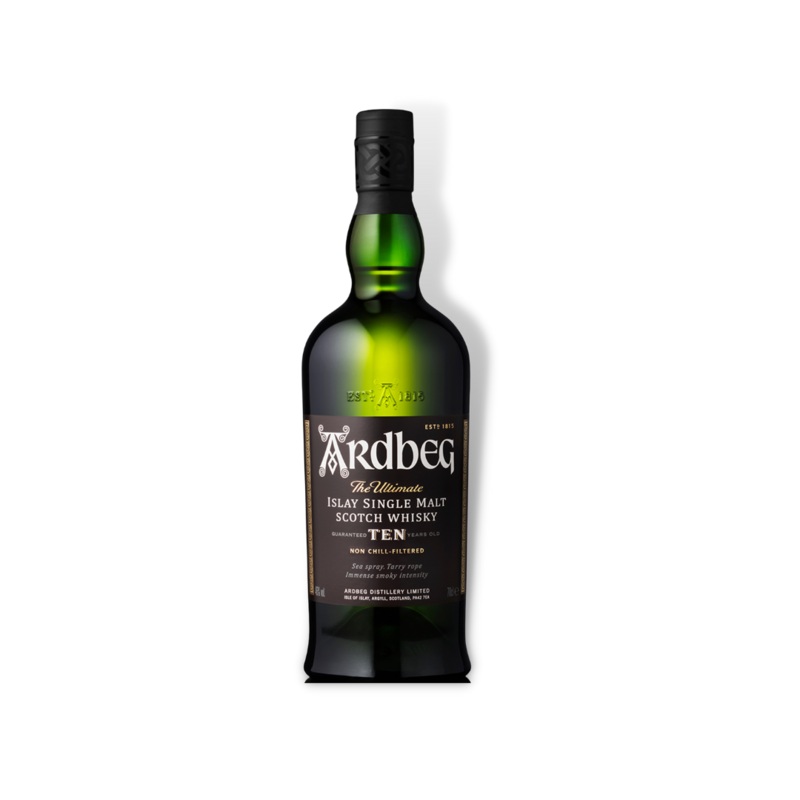Ardbeg 10 Year Old Islay Single Malt Scotch Whisky 700ml (ABV 46%)