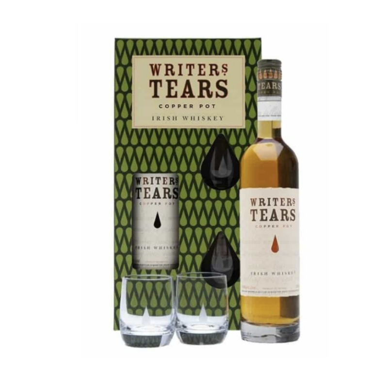 Writers Tears Copper Pot & 2 Glasses Gift Pack