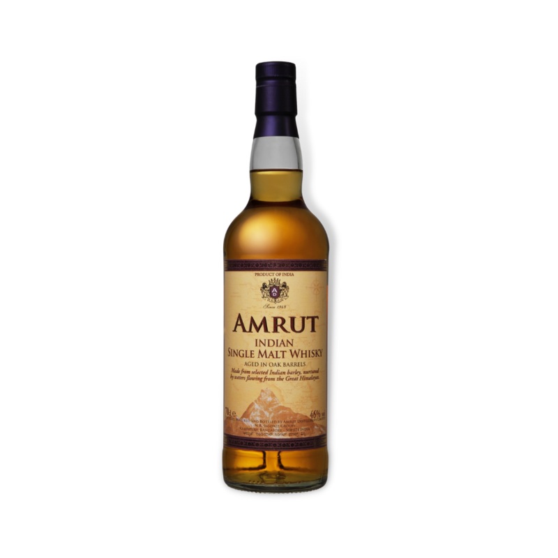 Amrut Indian Single Malt Whisky 700ml (ABV 46%)