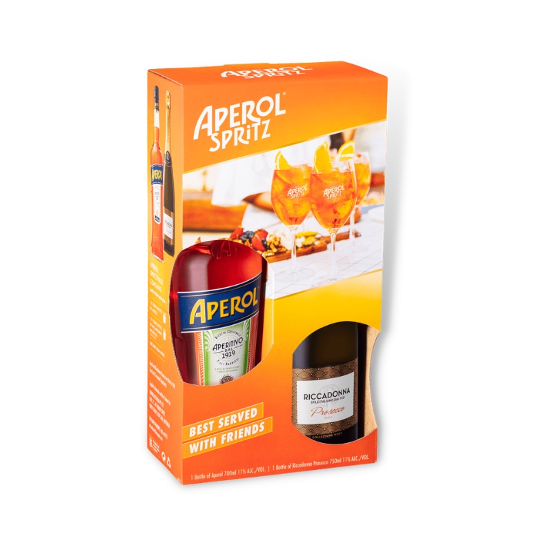 Aperol Spritz & Riccadonna Gift Pack 1.45Lt (ABV 11%)