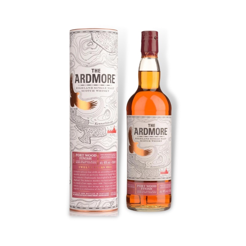 Ardmore 12 Year Old Port Wood Finish Single Malt 700ml (ABV 46%)