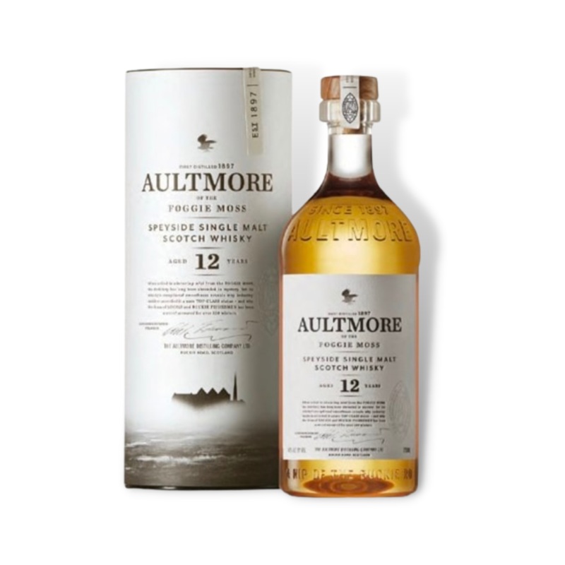 Aultmore 12YO Single Malt Scotch Whisky 700ml (ABV 46%)