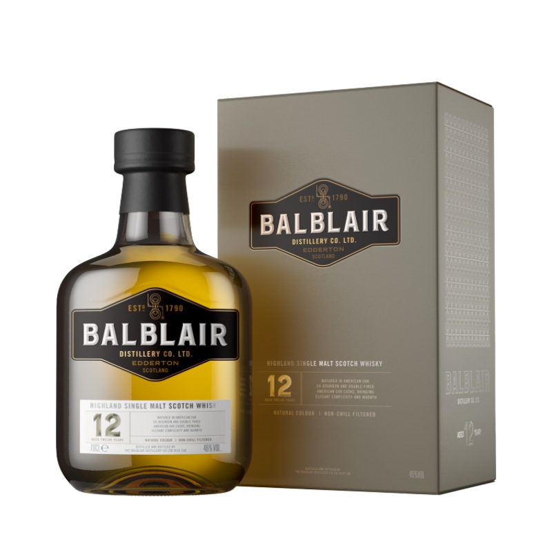 Balblair 12 Year Old Single Malt Scotch Whisky 700ml (ABV 46%)