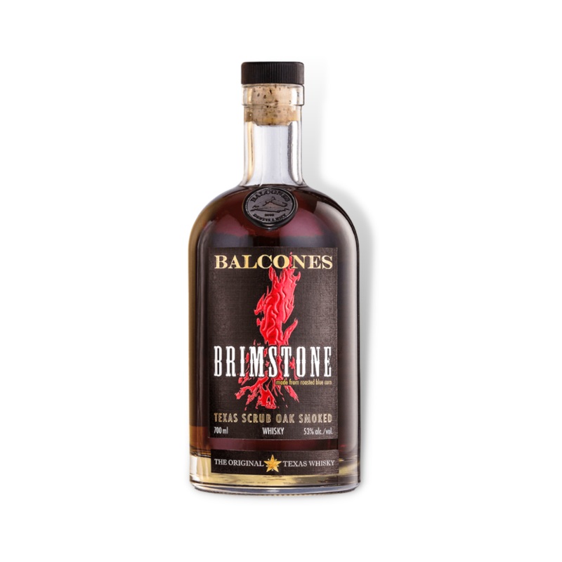 Balcones Brimstone Texas Scrub Oak Smoked Whisky 700ml (ABV 53%)