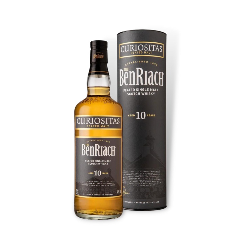 Benriach Curiositas 10 Year Old Peated Single Malt Scotch Whisky 700ml