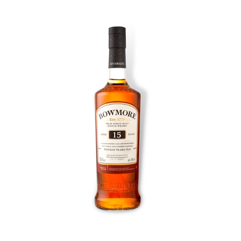 Bowmore 15 Year Old Islay Single Malt Scotch Whisky 700ml (ABV 43%)