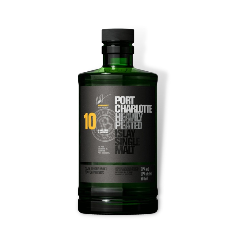 Bruichladdich Port Charlotte 10YO Heavily Peated Single Malt Scotch Whisky 700ml (ABV50%)