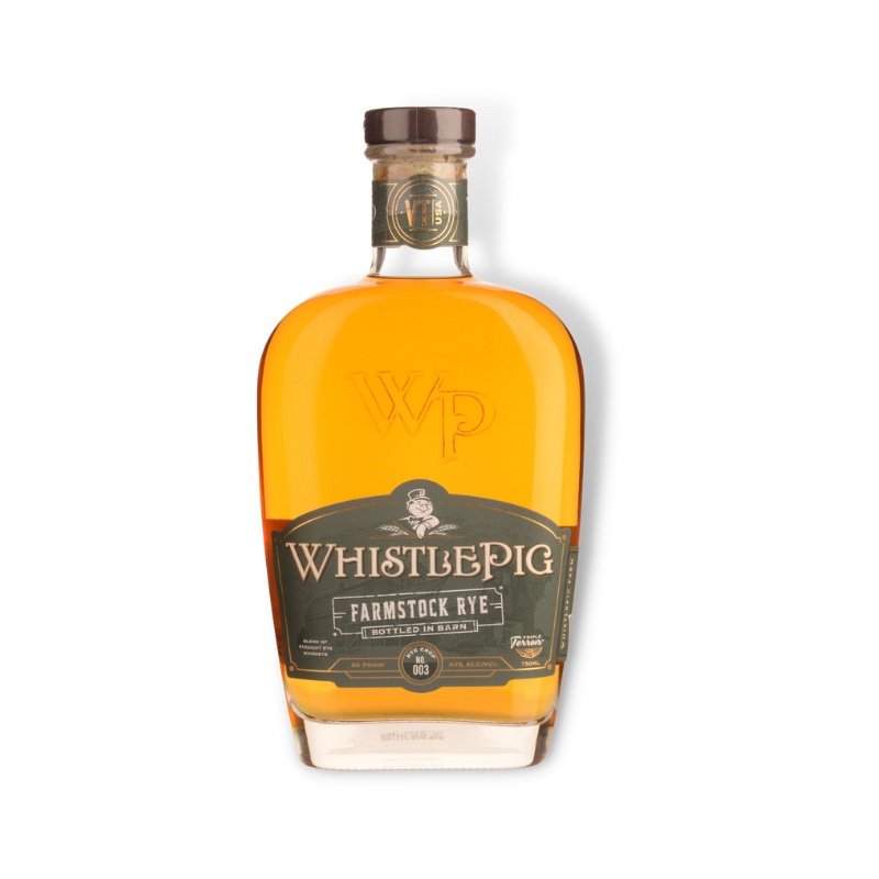 Whistlepig Farmstock Rye Whiskey 750ml (ABV 43%)