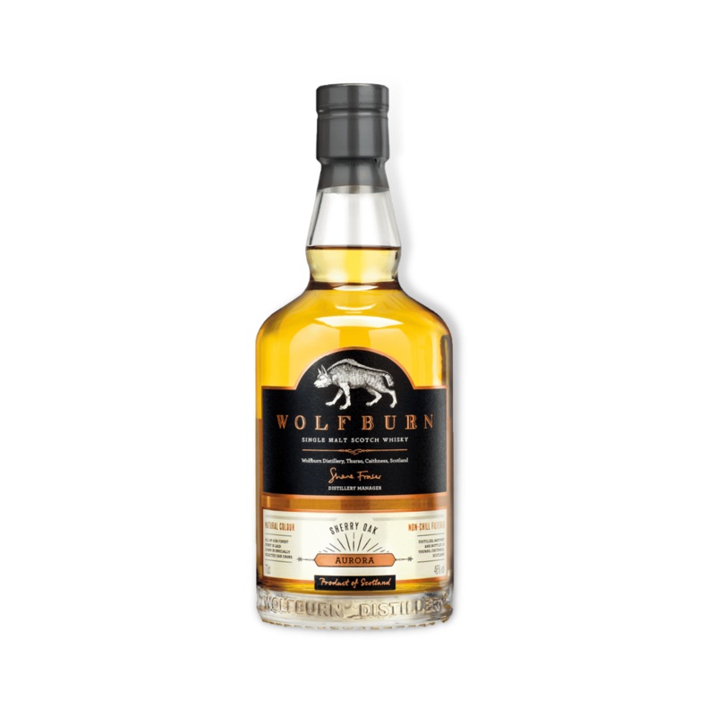 Wolfburn Aurora Single Malt Scotch Whisky 700ml (ABV 46%)
