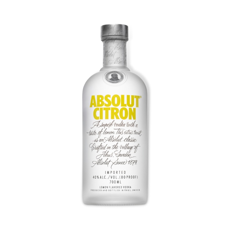 Absolut Citron Vodka 700ml (ABV 40%)