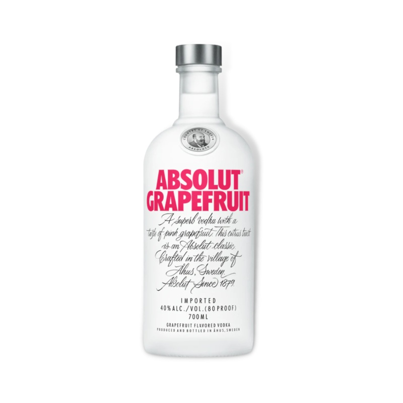 Absolut Grapefruit Vodka 700ml (ABV 40%)
