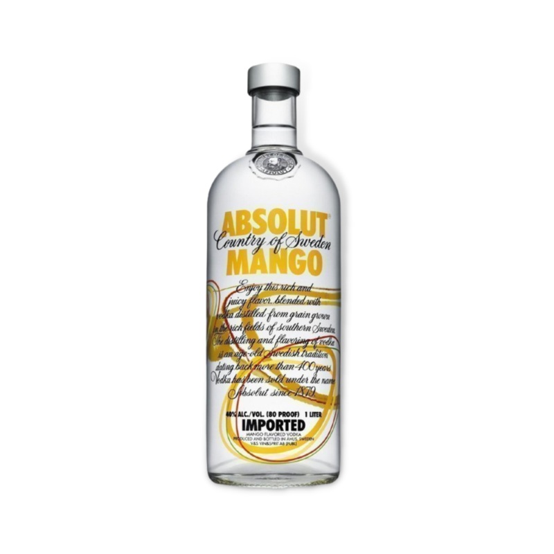 Absolut Mango Vodka 1ltr (ABV 40%)