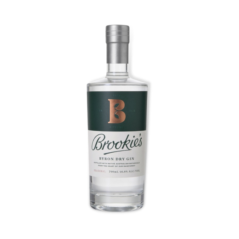 Brookie's Byron Dry Gin 700ml / 350ml (ABV 46%)