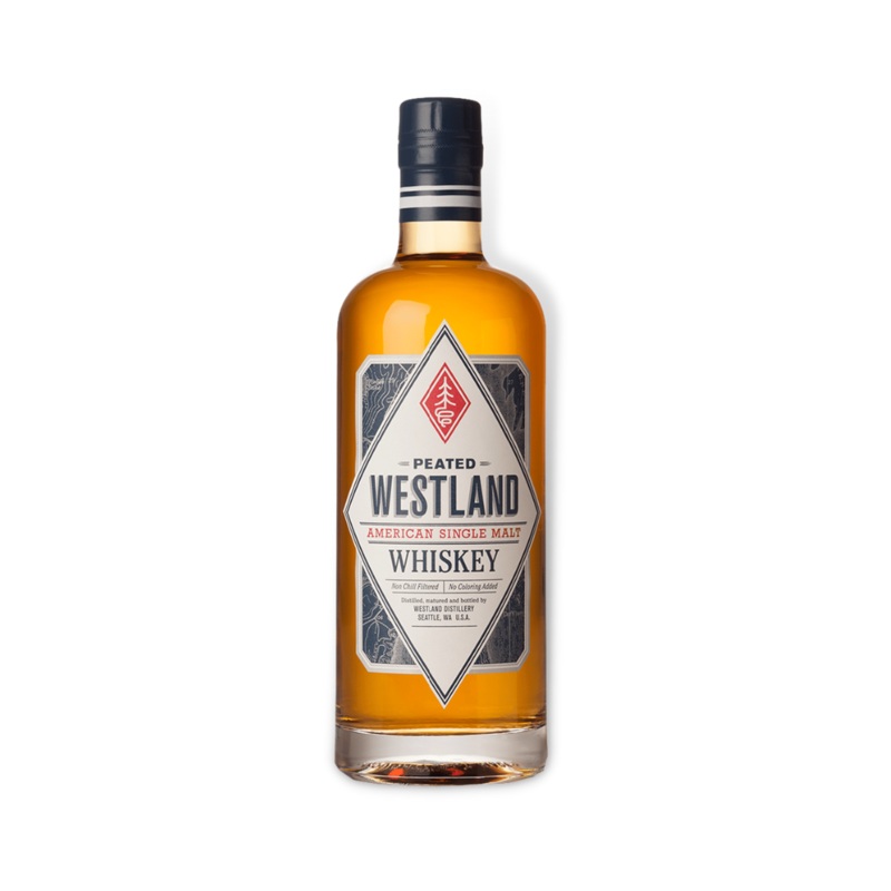 Westland Peated American Single Malt Whiskey 700ml (ABV 46%)