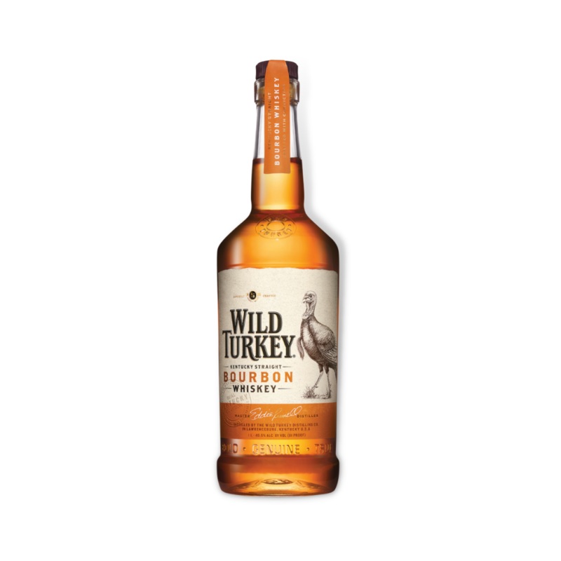 Wild Turkey 81 Proof Kentucky Straight Bourbon Whiskey 1ltr / 700ml (ABV 40.5%)