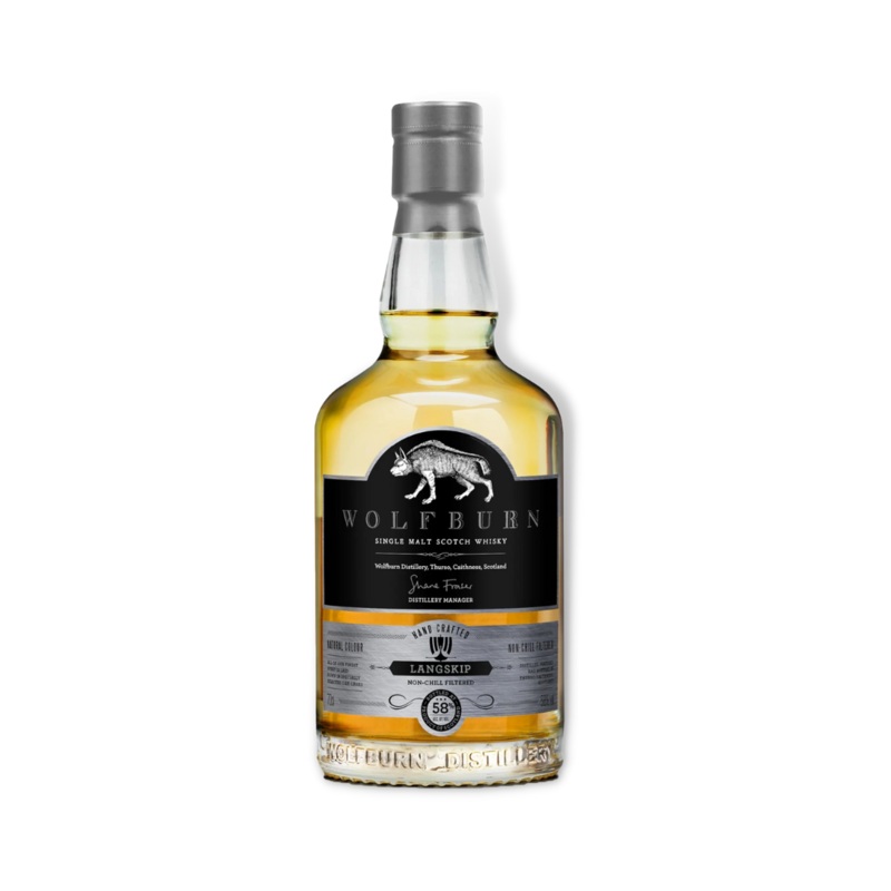 Wolfburn Langskip Single Malt Scotch Whisky 700ml (ABV 58%)
