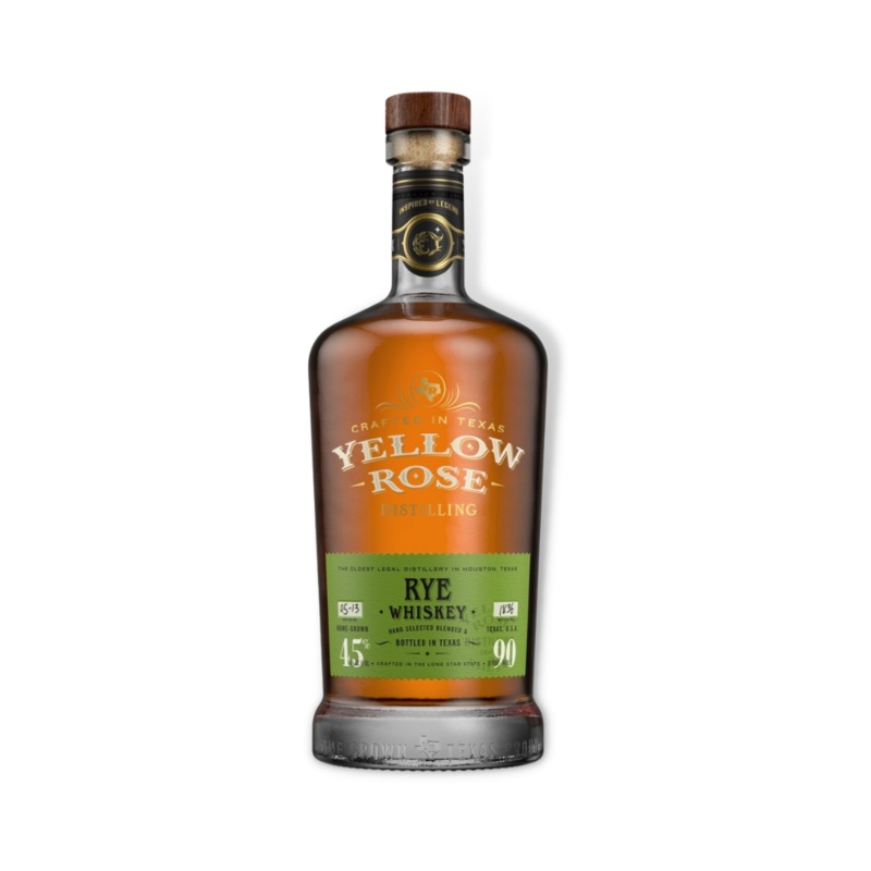 Yellow Rose Rye Whiskey 700ml (ABV 45%)