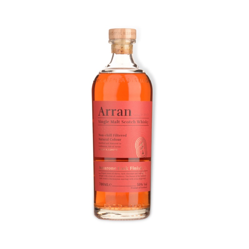 Arran Amarone Cask Finish Single Malt Scotch Whisky 700ml (ABV 50%)
