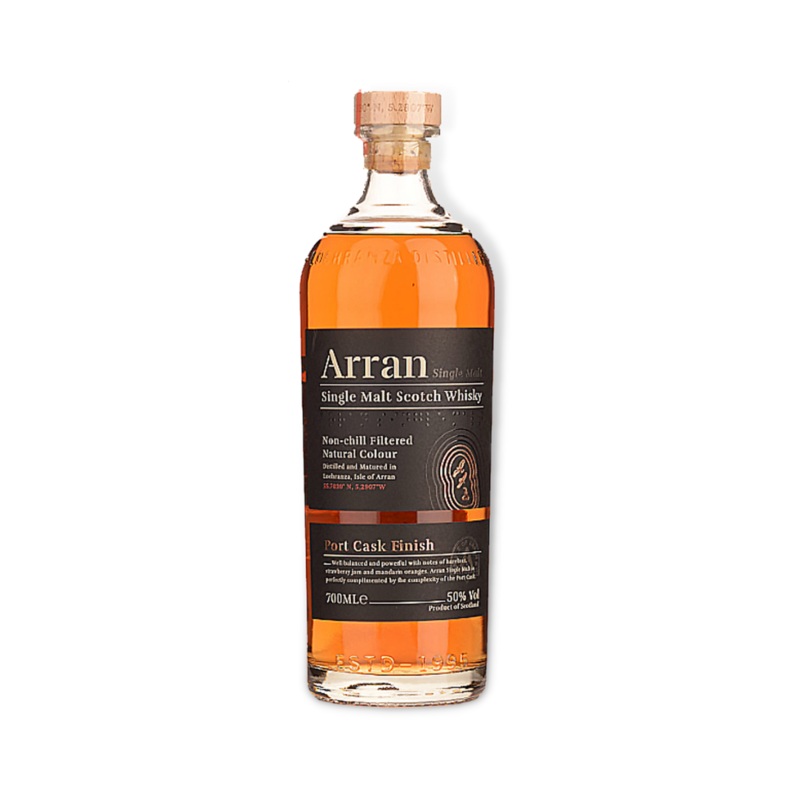 Arran Port Cask Finish Single Malt Scotch Whisky 700ml (ABV 50%)